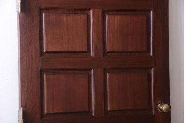 中古　高級品　無垢チーク材製!お屋敷のドア(2)