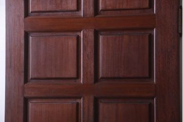 中古　高級品　無垢チーク材製!お屋敷のドア(2)