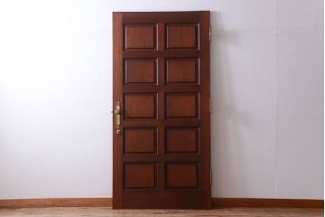 【O様ご成約分】中古　高級品　無垢チーク材製!お屋敷のドア(3)