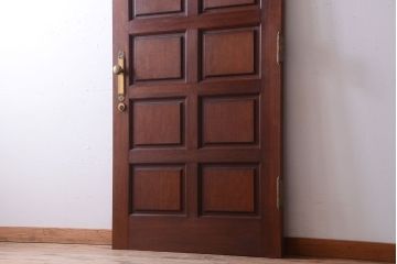 【O様ご成約分】中古　高級品　無垢チーク材製!お屋敷のドア(3)