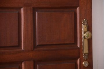 【O様ご成約分】中古　高級品　無垢チーク材製!お屋敷のドア(3)