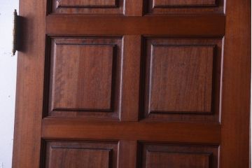 中古　高級品　無垢チーク材製!お屋敷の両開きドア