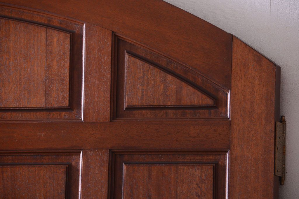 中古　高級品　無垢チーク材製!お屋敷の両開きドア