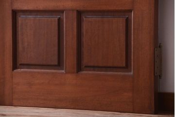 中古　高級品　無垢チーク材製!お屋敷の両開きドア