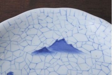 アンティーク雑貨　古民具・骨董　幕末〜明治　染付尺皿