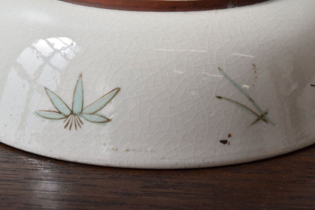 古民具・骨董　明治〜大正　九谷色絵なます皿6客セット