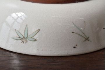 古民具・骨董　明治〜大正　九谷色絵なます皿6客セット