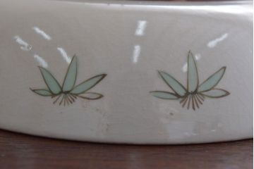 古民具・骨董　明治〜大正　九谷色絵なます皿5客セット(3)