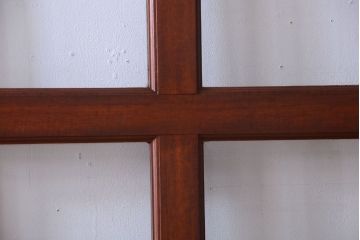 【O様ご成約分】中古　高級品　無垢チーク材製!お屋敷のガラス入りドア