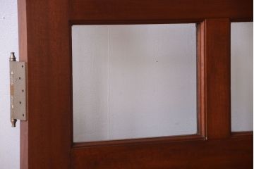 【O様ご成約分】中古　高級品　無垢チーク材製!お屋敷のガラス入りドア