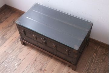 アンティーク家具　アンティーク　トランクセンターテーブル(2)
