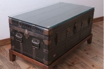 アンティーク家具　アンティーク　トランクセンターテーブル(2)