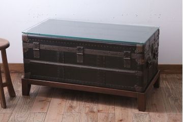 アンティーク家具　アンティーク　トランクセンターテーブル(2)