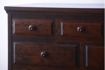 中古　北海道民芸家具　シックなチェスト(定価約24万円)(2)