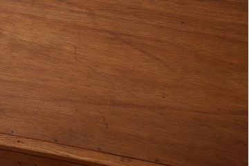 レトロ家具　昭和レトロ　ナラ材製!横型アンティークチェスト