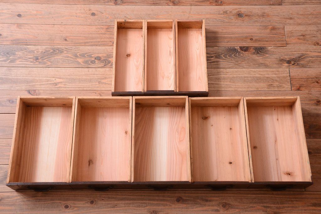 アンティーク家具　古民具・骨董　脚付き!六尺水屋箪笥サイドボード(2)