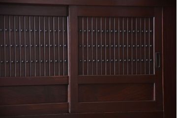 アンティーク家具　古民具・骨董　脚付き!六尺水屋箪笥サイドボード(2)