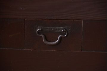 アンティーク家具　古民具・骨董　脚付き!六尺水屋箪笥サイドボード(2)