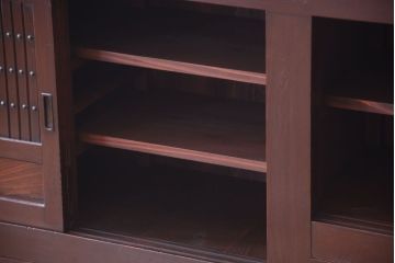 アンティーク家具　古民具・骨董　脚付き!六尺水屋箪笥サイドボード(2)