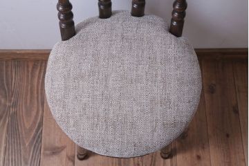 アンティーク家具　大正ロマン　古いナラ材のおしゃれなアンティークチェア