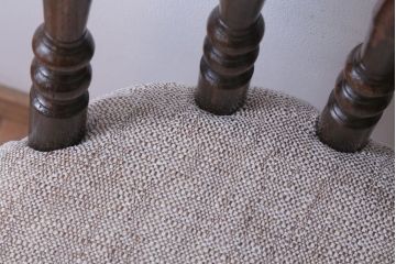 アンティーク家具　大正ロマン　古いナラ材のおしゃれなアンティークチェア