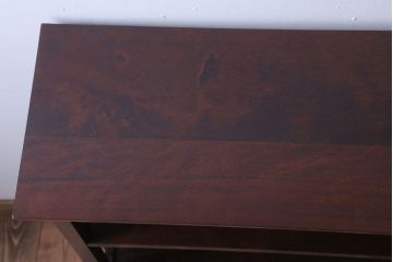 中古　北海道民芸家具　117型　書棚(本棚、飾り棚)