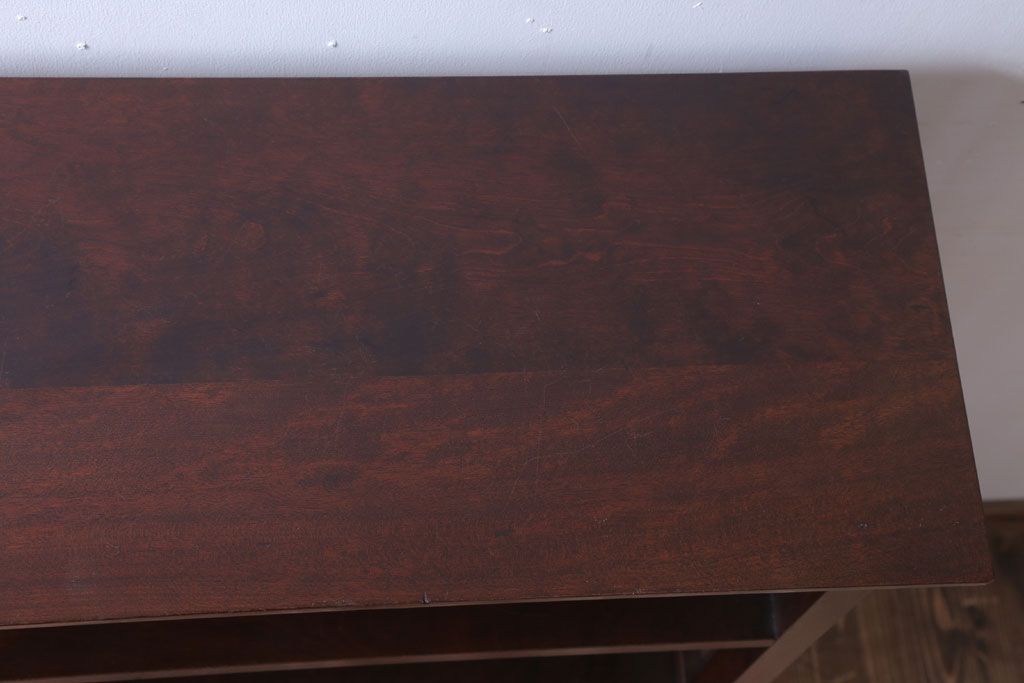 中古　北海道民芸家具　117型　書棚(本棚、飾り棚)