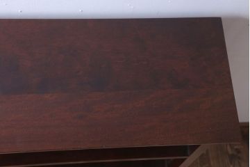 中古　北海道民芸家具　117型　書棚(本棚、飾り棚)