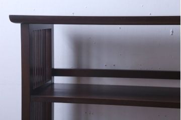 中古　北海道民芸家具　117型　書棚(本棚、飾り棚)