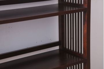 中古　北海道民芸家具　117型　書棚(本棚、飾り棚)