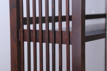 中古　北海道民芸家具　117型　書棚(本棚、飾り棚)