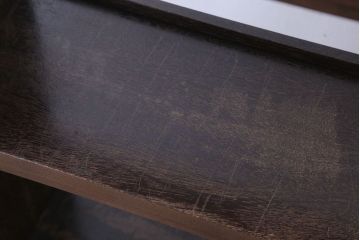 アンティーク家具　和製アンティーク　小振りでシンプルな古い木製の本棚