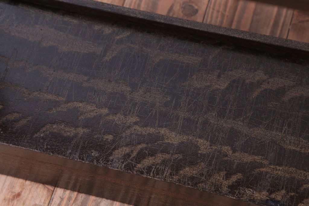 アンティーク家具　和製アンティーク　小振りでシンプルな古い木製の本棚