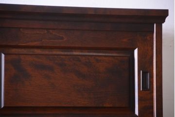 中古　北海道民芸家具　3段重ねチェスト(衣装箪笥・整理タンス・きものチェスト)