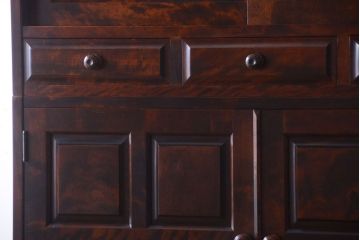 中古　北海道民芸家具　3段重ねチェスト(衣装箪笥・整理タンス・きものチェスト)