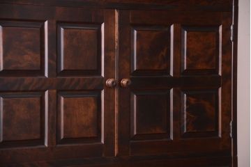 中古　北海道民芸家具　3段重ねチェスト(衣装箪笥・整理タンス・きものチェスト)