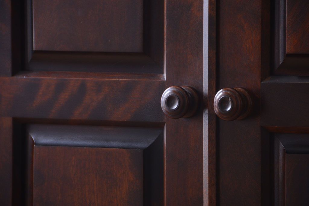 中古　北海道民芸家具　3段重ねチェスト(衣装箪笥・整理タンス・きものチェスト)