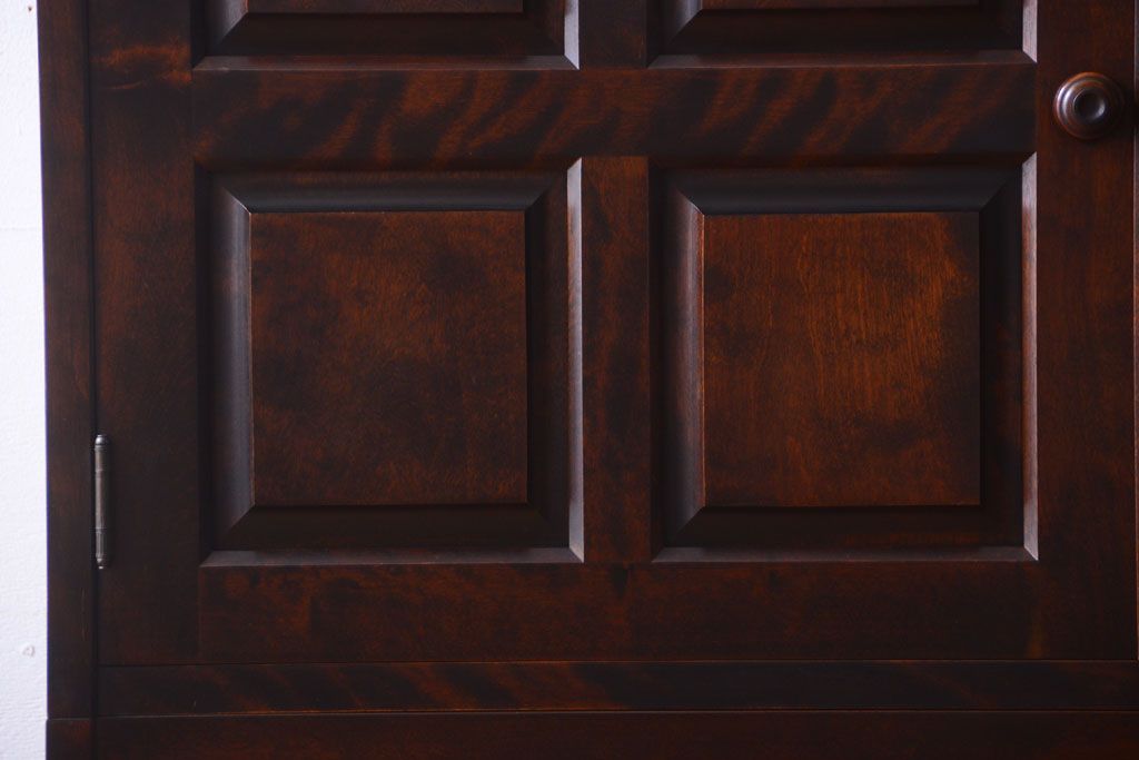 中古　北海道民芸家具　3段重ねチェスト(衣装箪笥・整理タンス・きものチェスト)