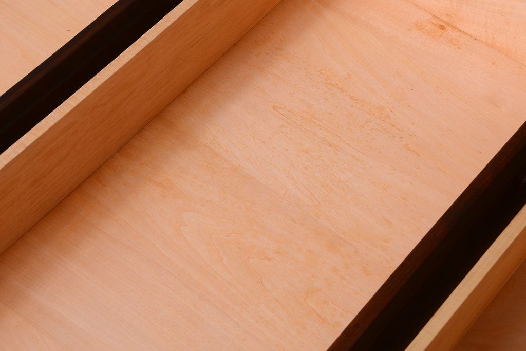 中古　北海道民芸家具　3段重ねチェスト(衣装箪笥・整理タンス・きものチェスト)