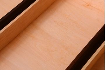 中古　北海道民芸家具　3段重ねチェスト(衣装箪笥・整理タンス・きものチェスト)