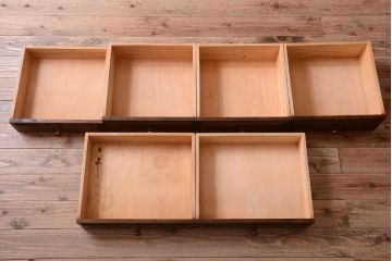 中古　北海道民芸家具　大きな食器棚(カップボード・キャビネット)