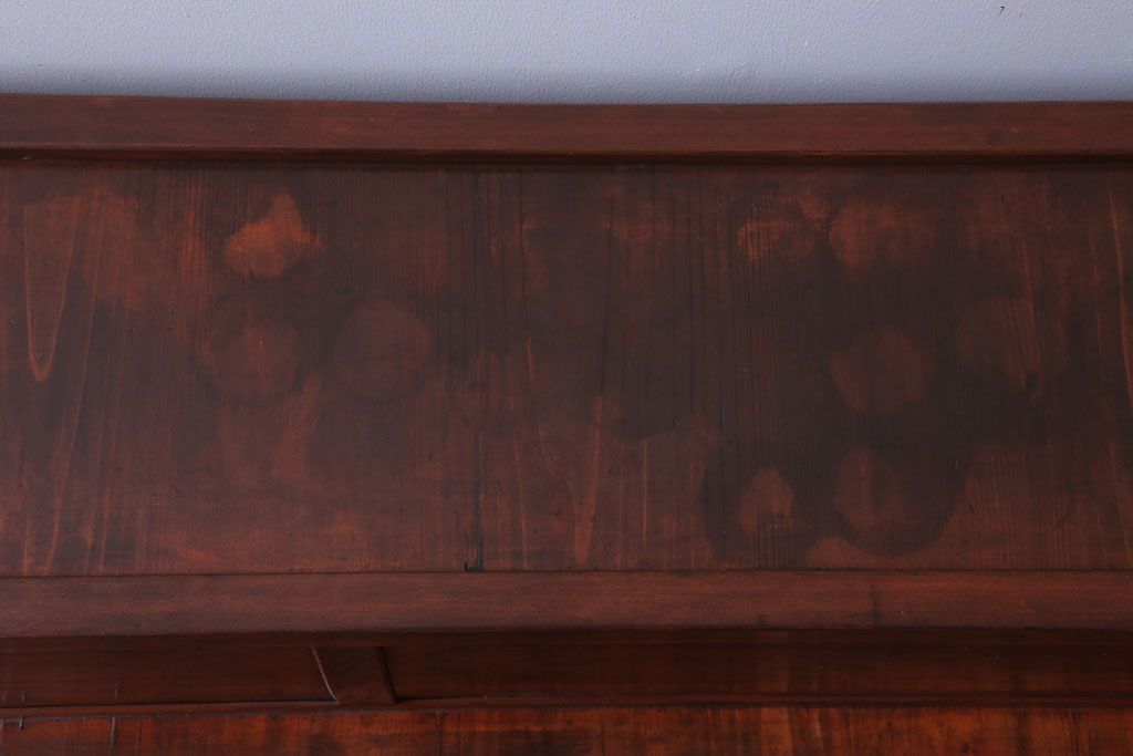 レトロ家具　昭和レトロ　古い木製の大型陳列台(陳列棚・飾り棚・飾り台)