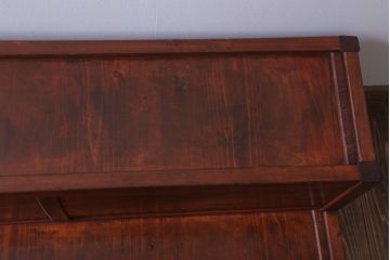 レトロ家具　昭和レトロ　古い木製の大型陳列台(陳列棚・飾り棚・飾り台)