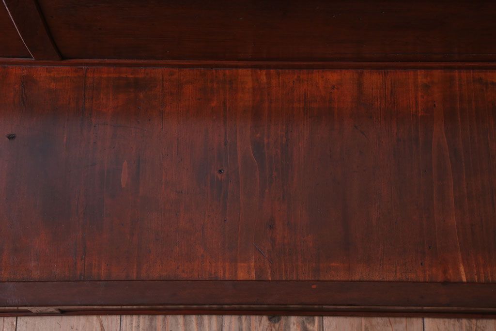 レトロ家具　昭和レトロ　古い木製の大型陳列台(陳列棚・飾り棚・飾り台)