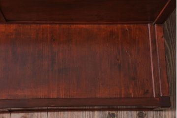 レトロ家具　昭和レトロ　古い木製の大型陳列台(陳列棚・飾り棚・飾り台)