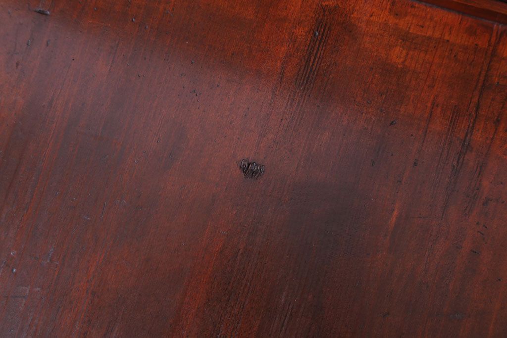 レトロ家具　昭和レトロ　古い木製の大型陳列台(陳列棚・飾り棚・飾り台)