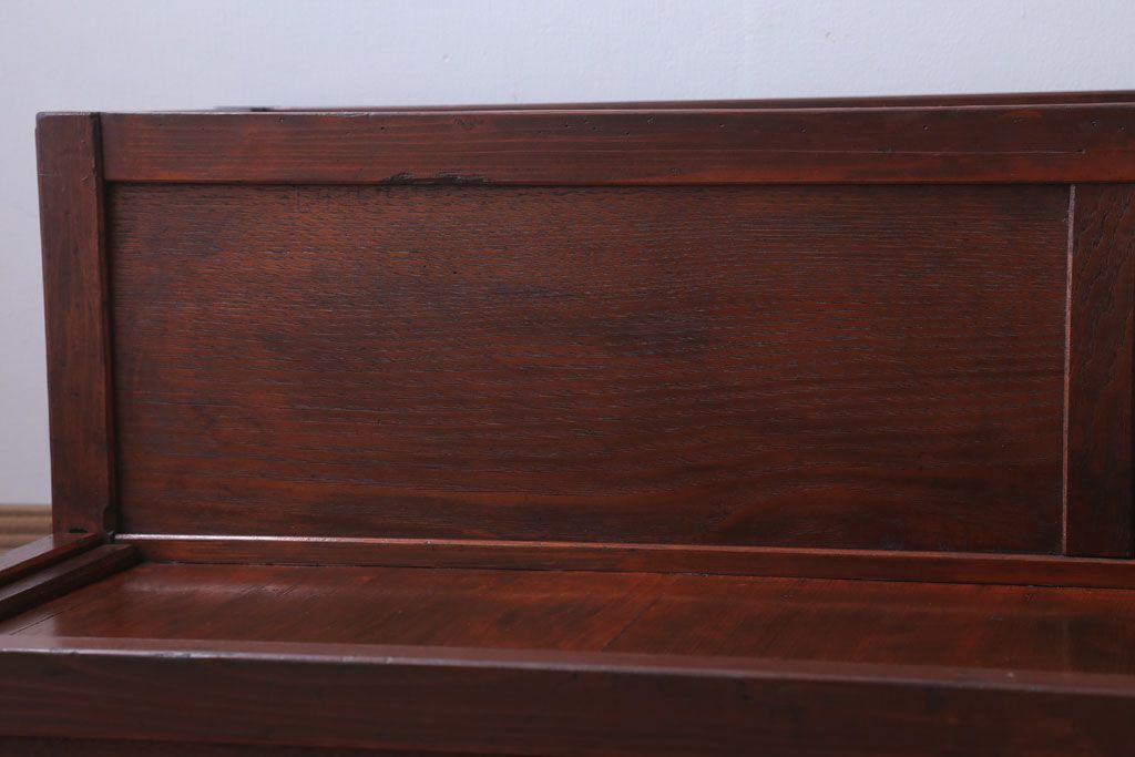 レトロ家具　昭和レトロ　古い木製の大型陳列台(陳列棚・飾り棚・飾り台)