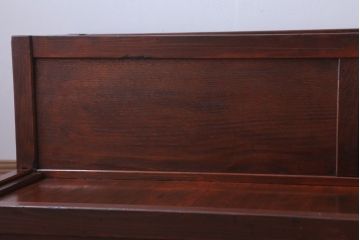 レトロ家具　昭和レトロ　古い木製の大型陳列台(陳列棚・飾り棚・飾り台)