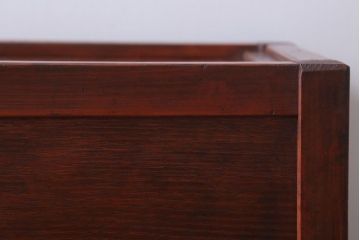 レトロ家具　昭和レトロ　古い木製の大型陳列台(陳列棚・飾り棚・飾り台)