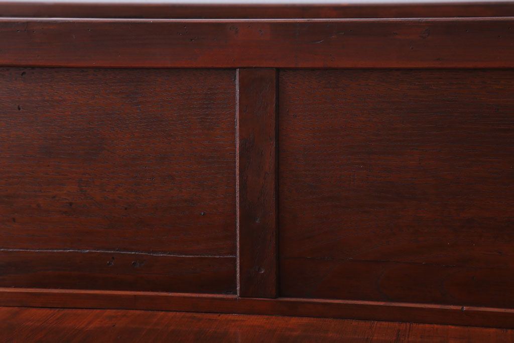 レトロ家具　昭和レトロ　古い木製の大型陳列台(陳列棚・飾り棚・飾り台)